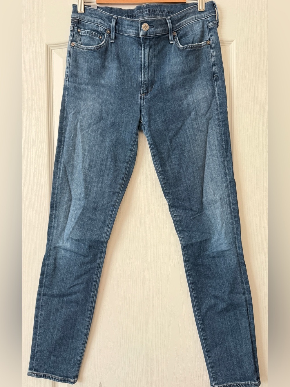 Citizens of Humanity Rocket High Rise Skinny Jeans Byron Bay Wash Size 30 USA